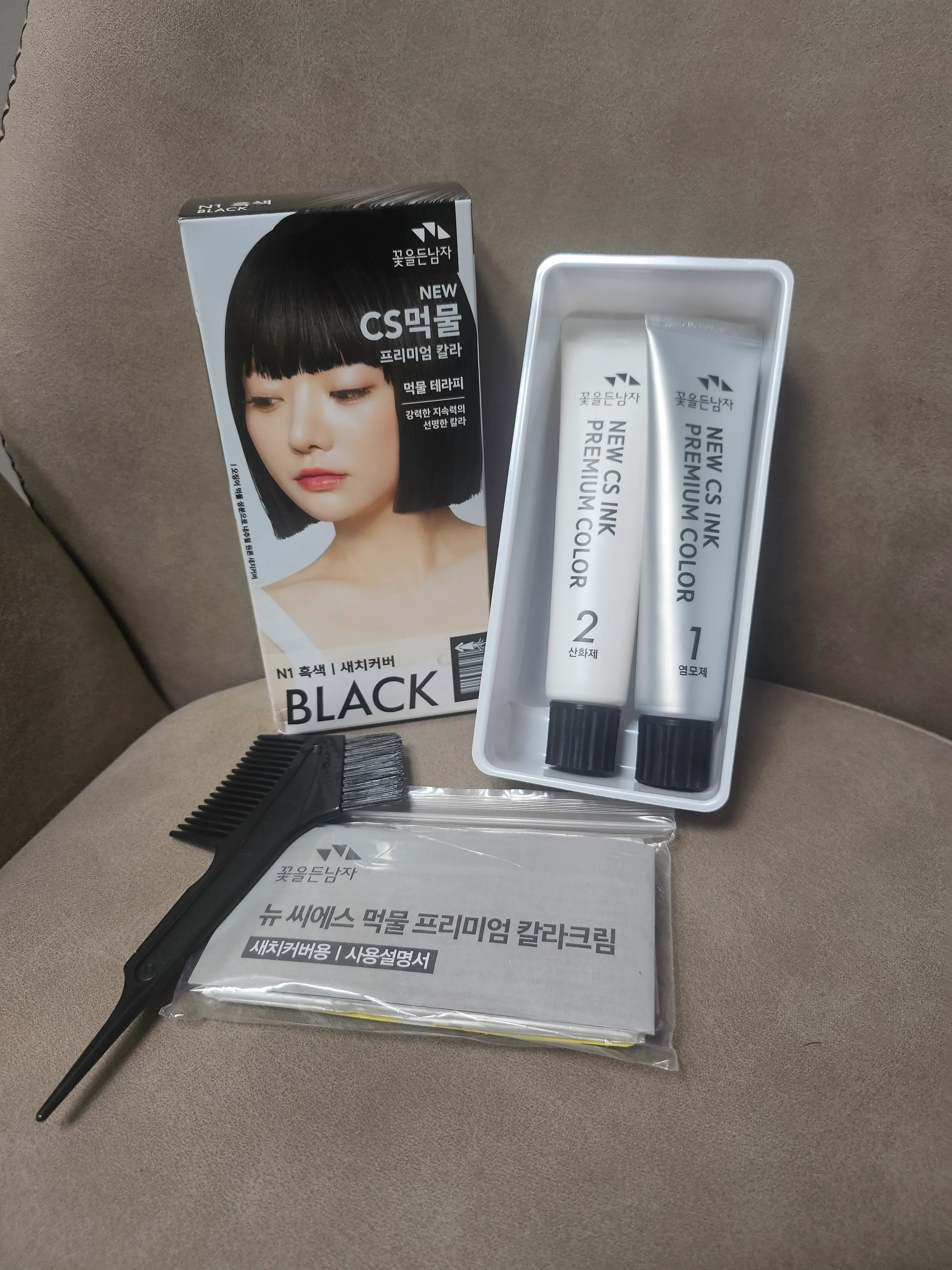 선택된 언니의파우치 리뷰 이미지 - [CS먹물 프리미엄 칼라크림]