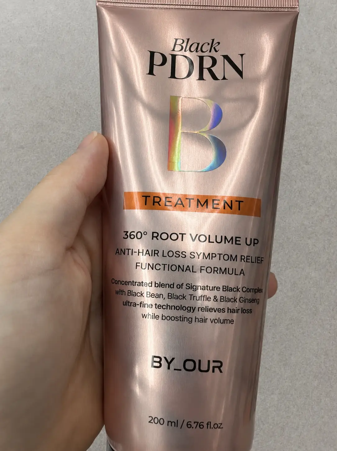 선택된 언니의파우치 리뷰 이미지 - [360도 볼륨업 블랙 PDRN 트리트먼트]