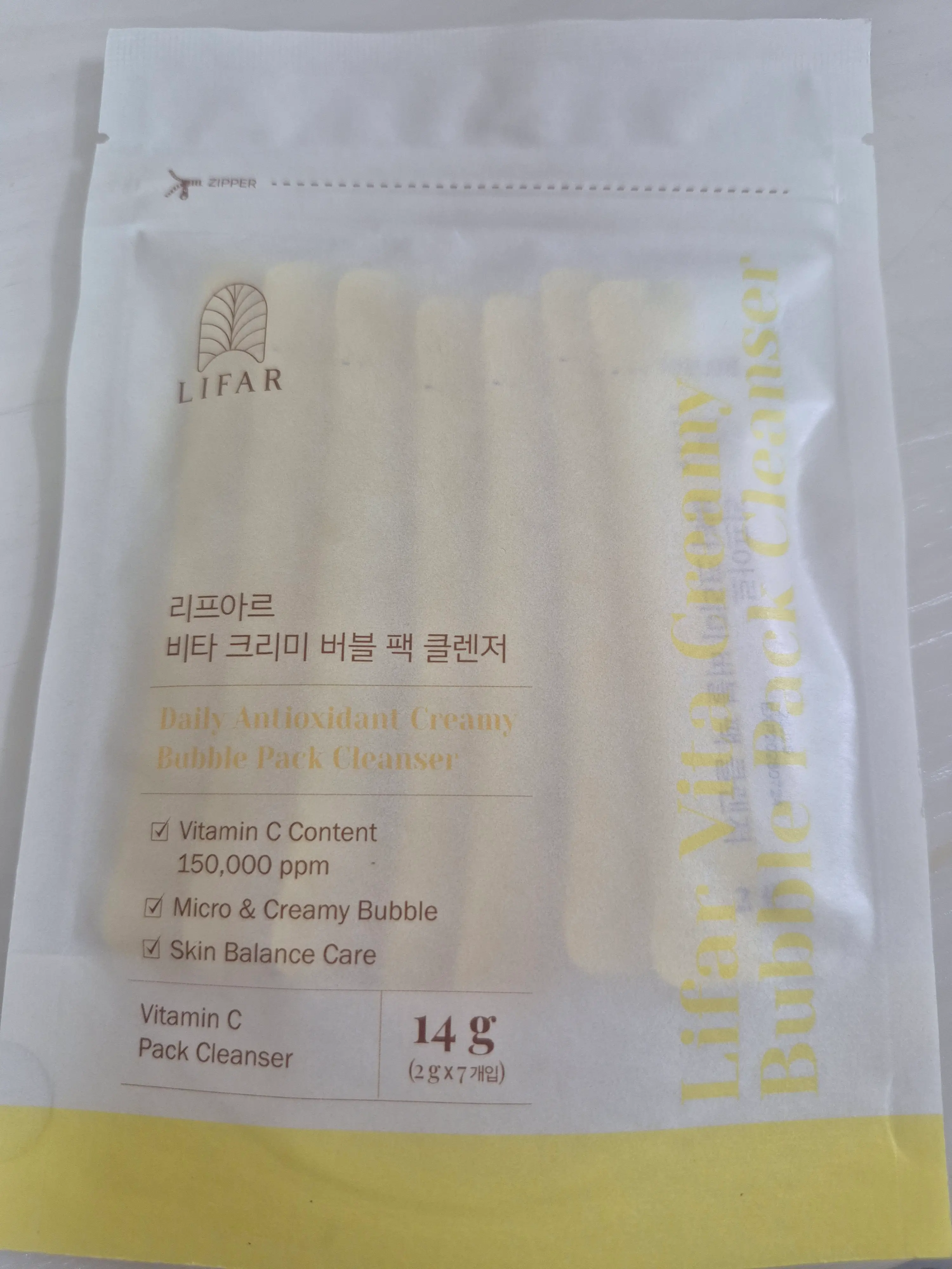 선택된 언니의파우치 리뷰 이미지 - [비타 크리미 버블 팩 클렌저]