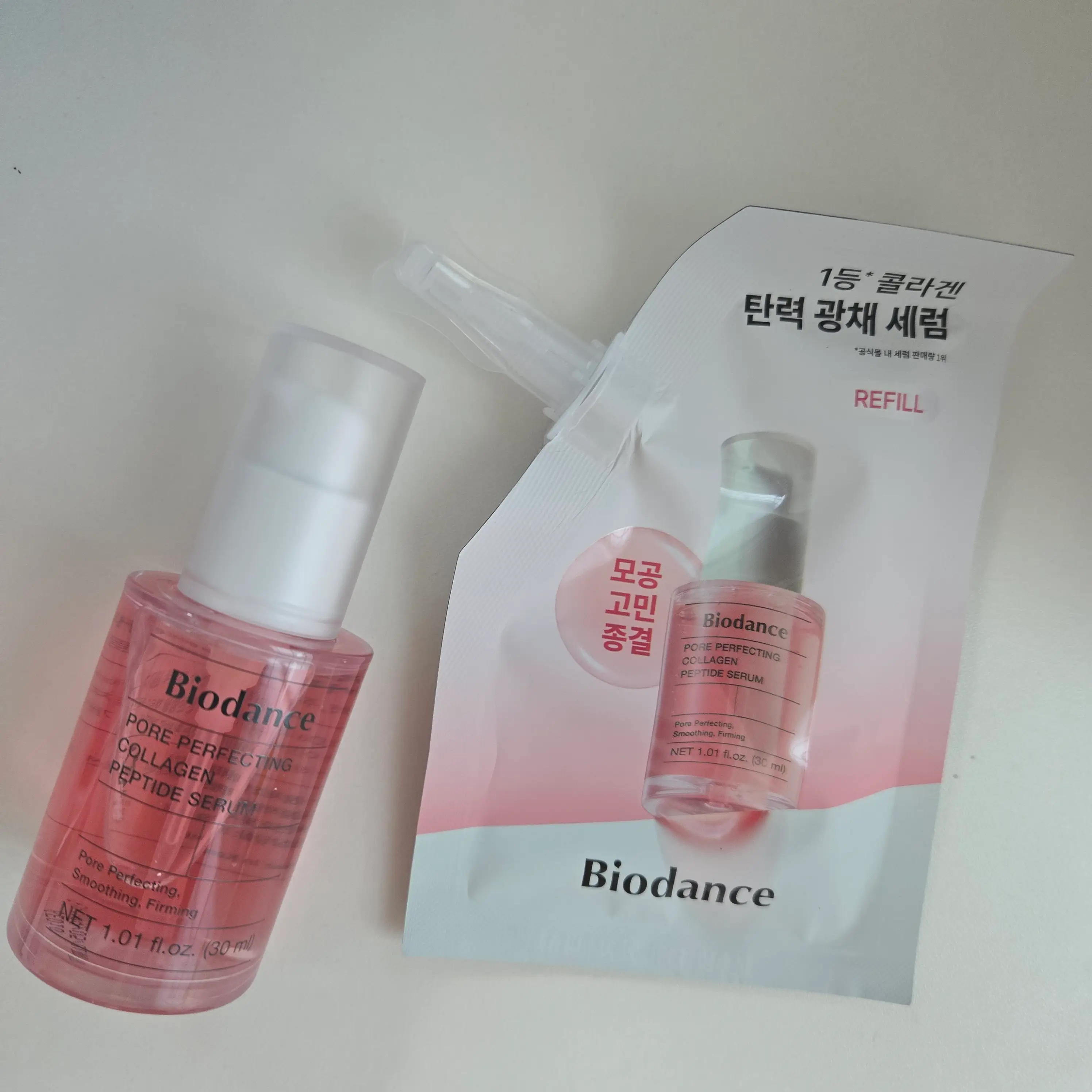 선택된 언니의파우치 리뷰 이미지 - [포어 퍼펙팅 콜라겐 펩타이드 세럼]
