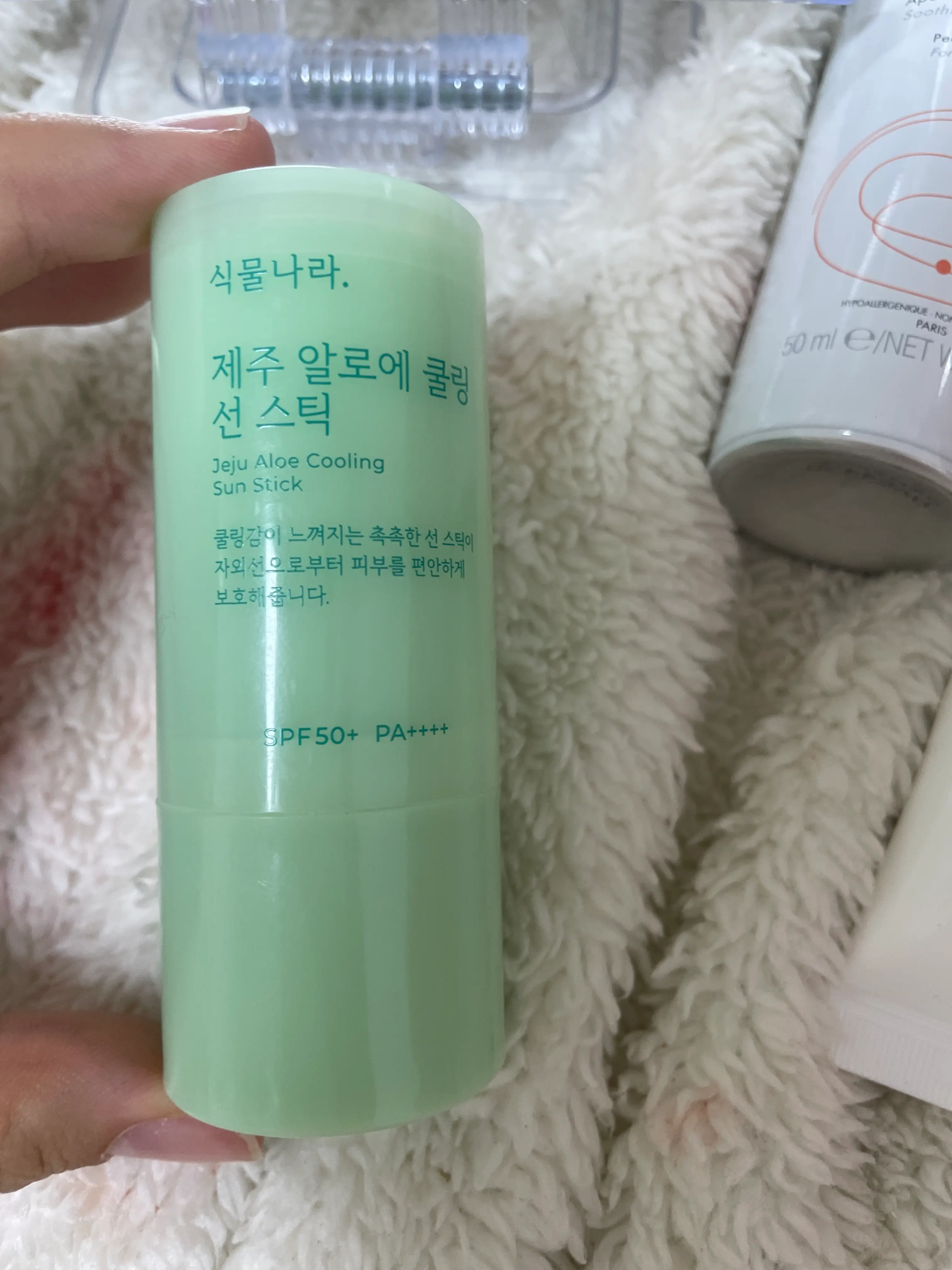 선택된 언니의파우치 리뷰 이미지 - [제주 알로에 쿨링 선 스틱]