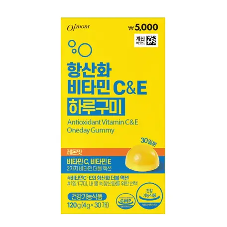 오브맘 항산화 비타민 씨앤이 하루구미
