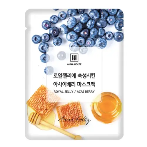 로얄젤리에 숙성시킨 아사이베리 마스크팩