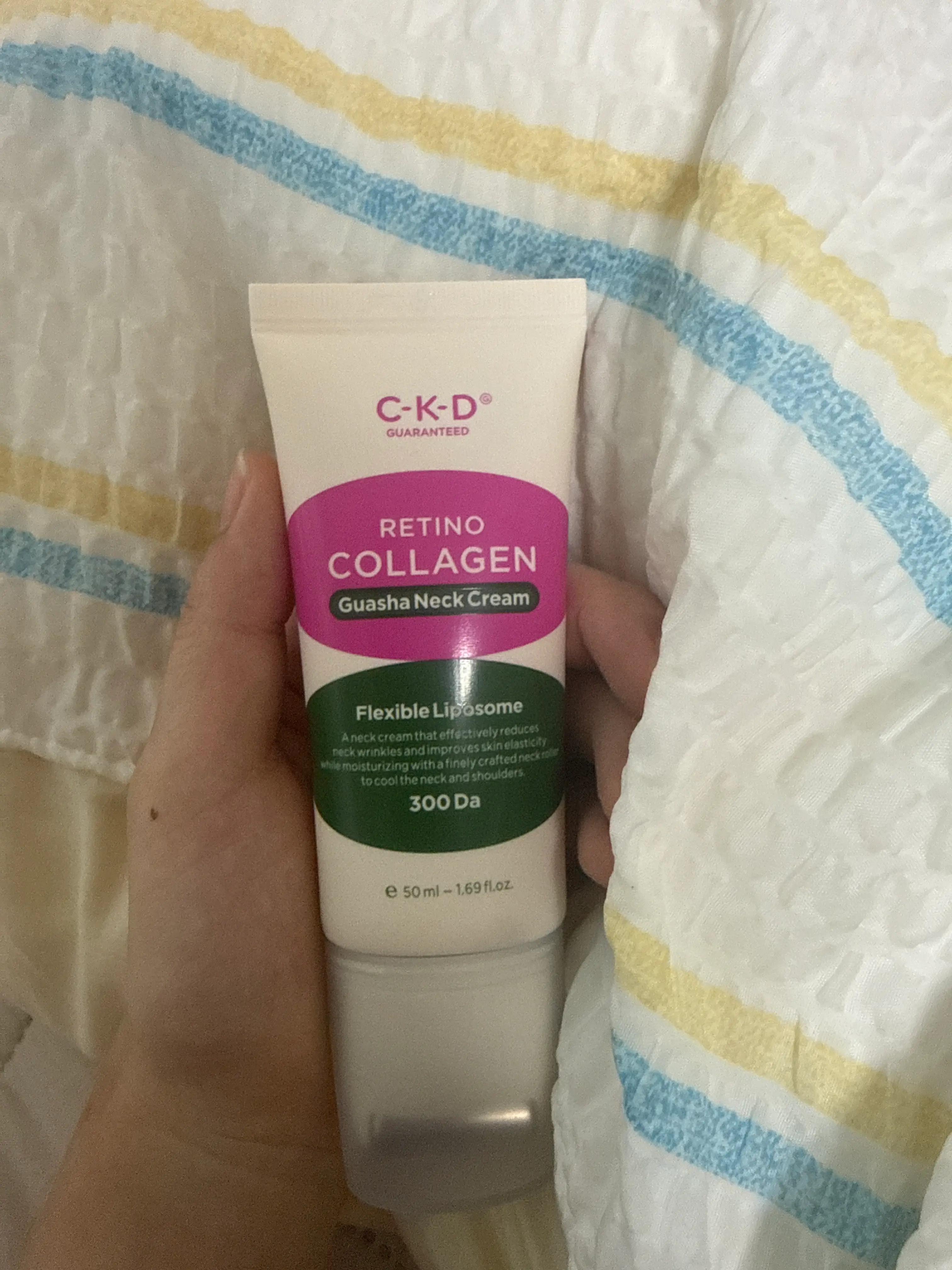 선택된 언니의파우치 리뷰 이미지 - [레티노콜라겐 저분자 300 괄사 목주름 크림]