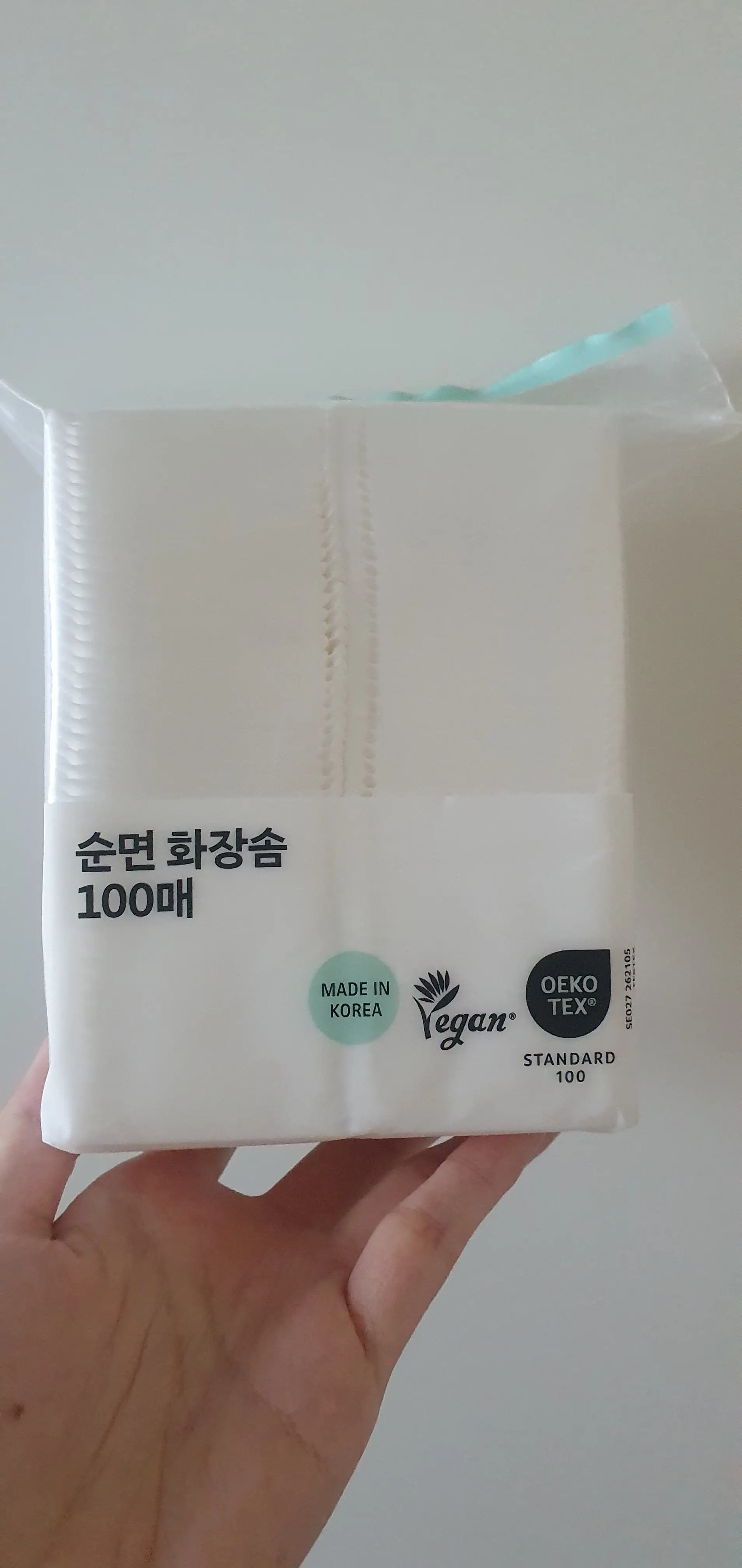 선택된 언니의파우치 리뷰 이미지 - [순면 화장솜]