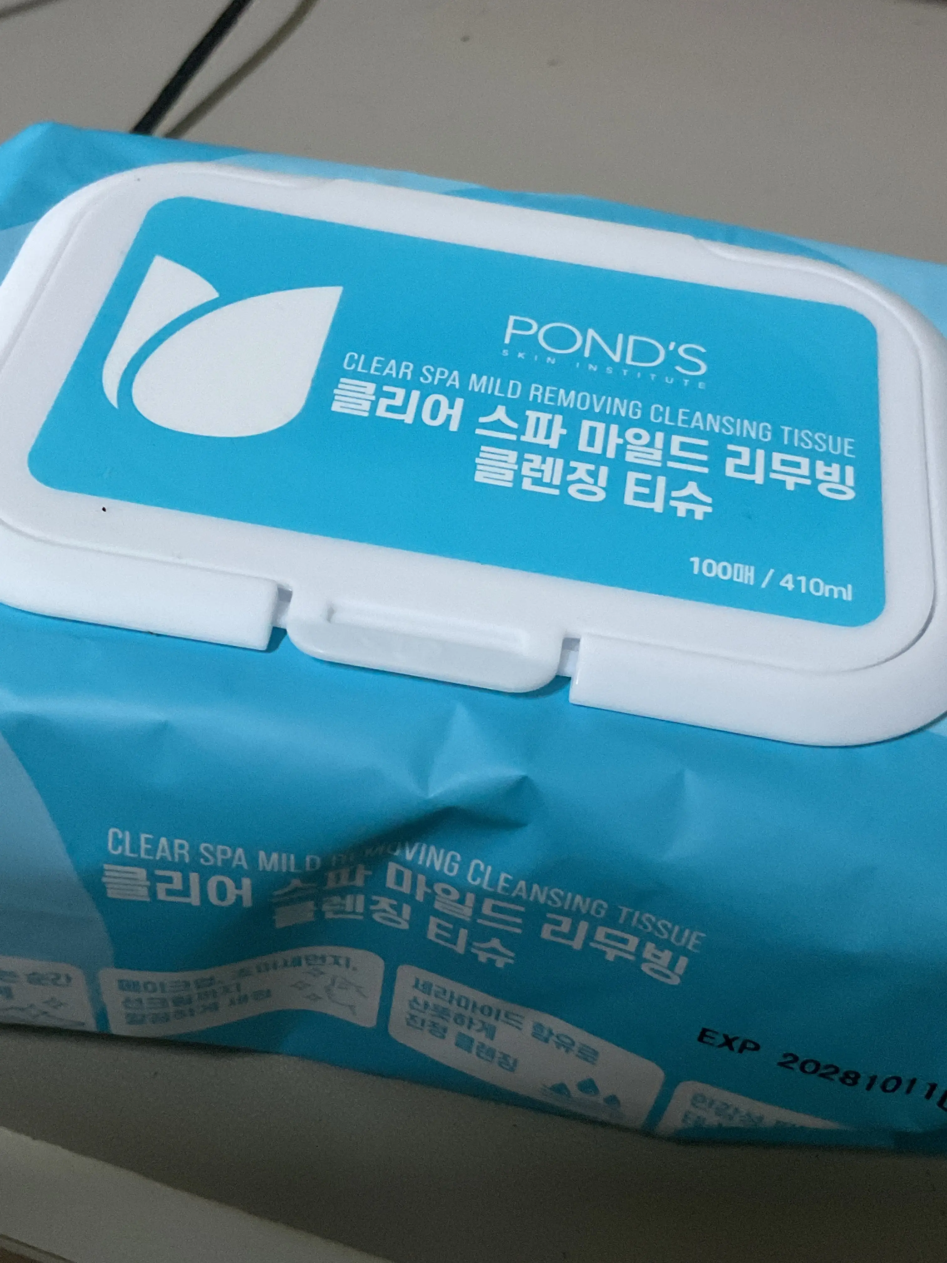 선택된 언니의파우치 리뷰 이미지 - [클리어 스파 마일드 리무빙 클렌징 티슈]