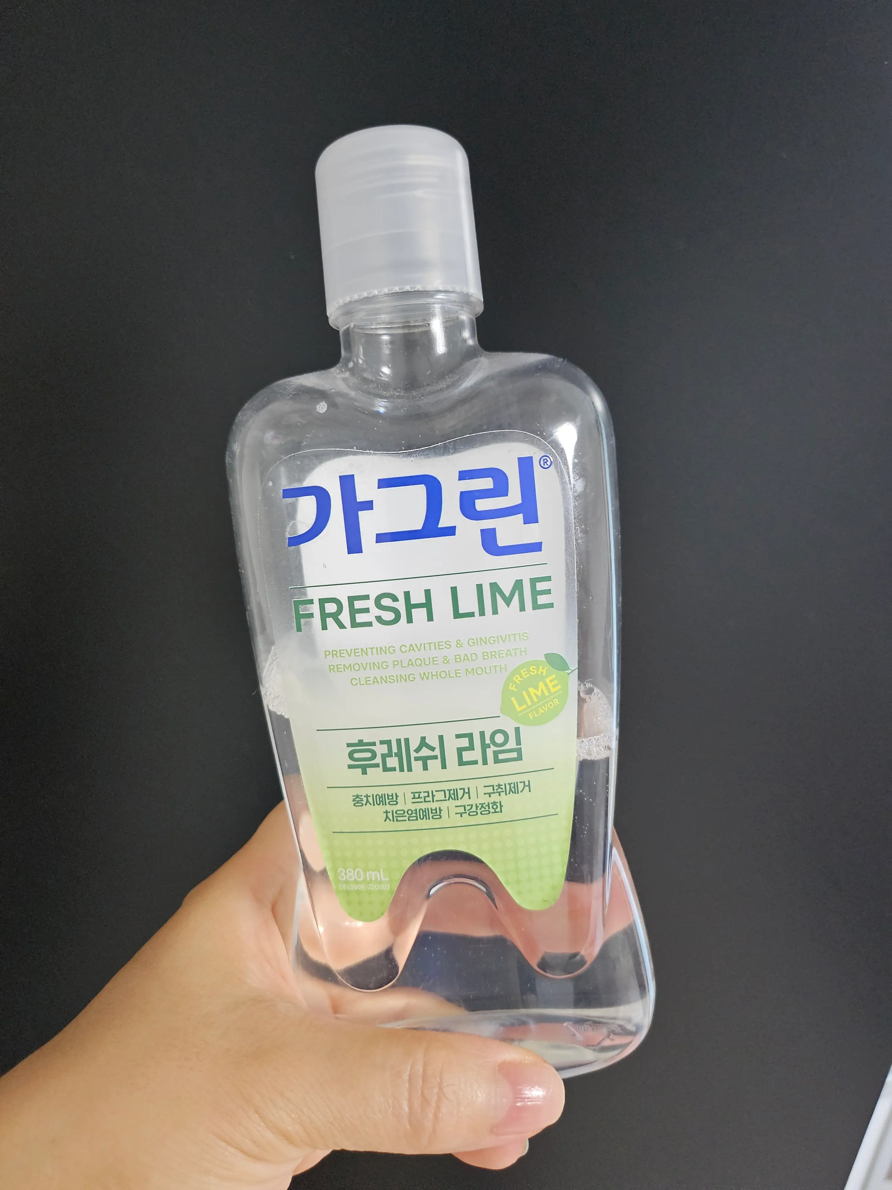 선택된 언니의파우치 리뷰 이미지 - [후레쉬 라임 구강청결제]