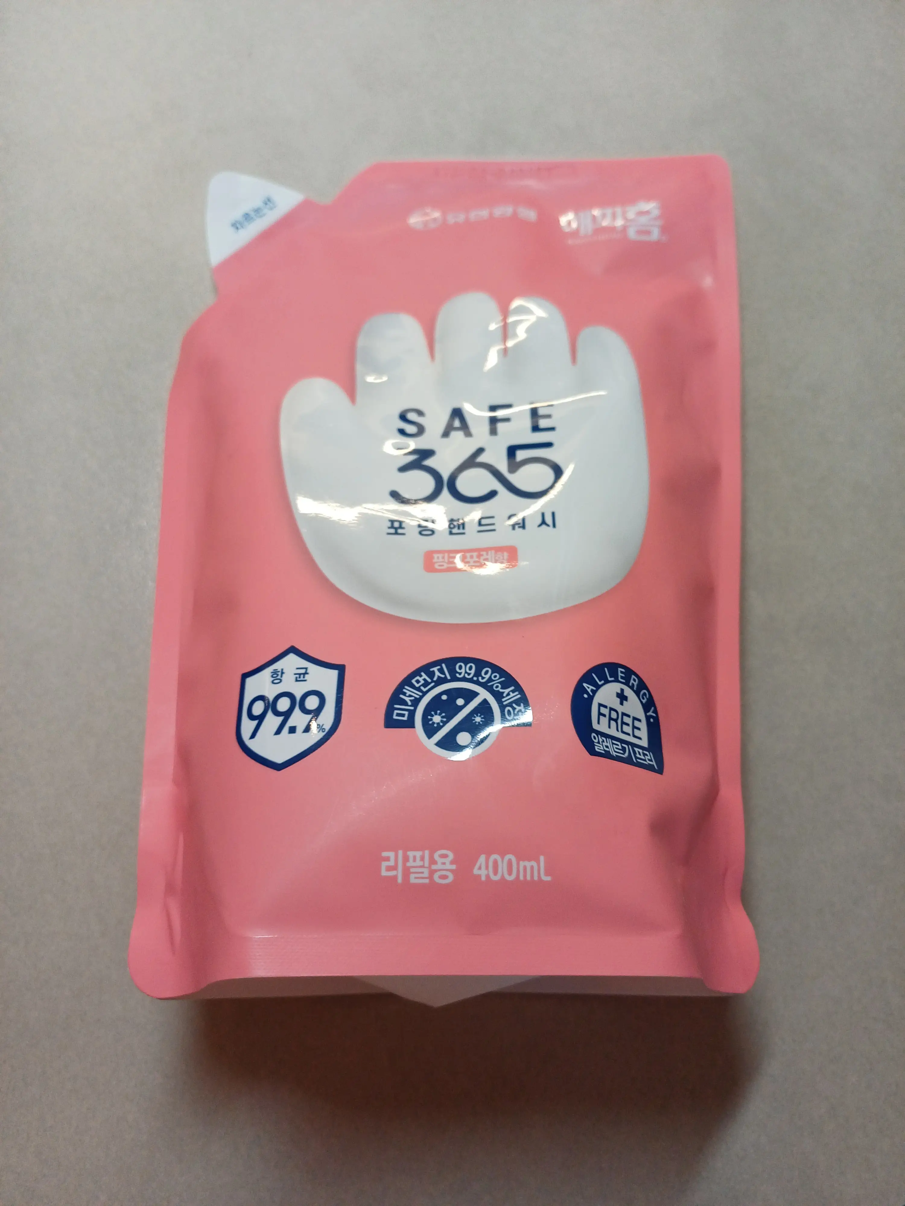 선택된 언니의파우치 리뷰 이미지 - [해피홈 세이프365 포밍 핸드워시 무향]