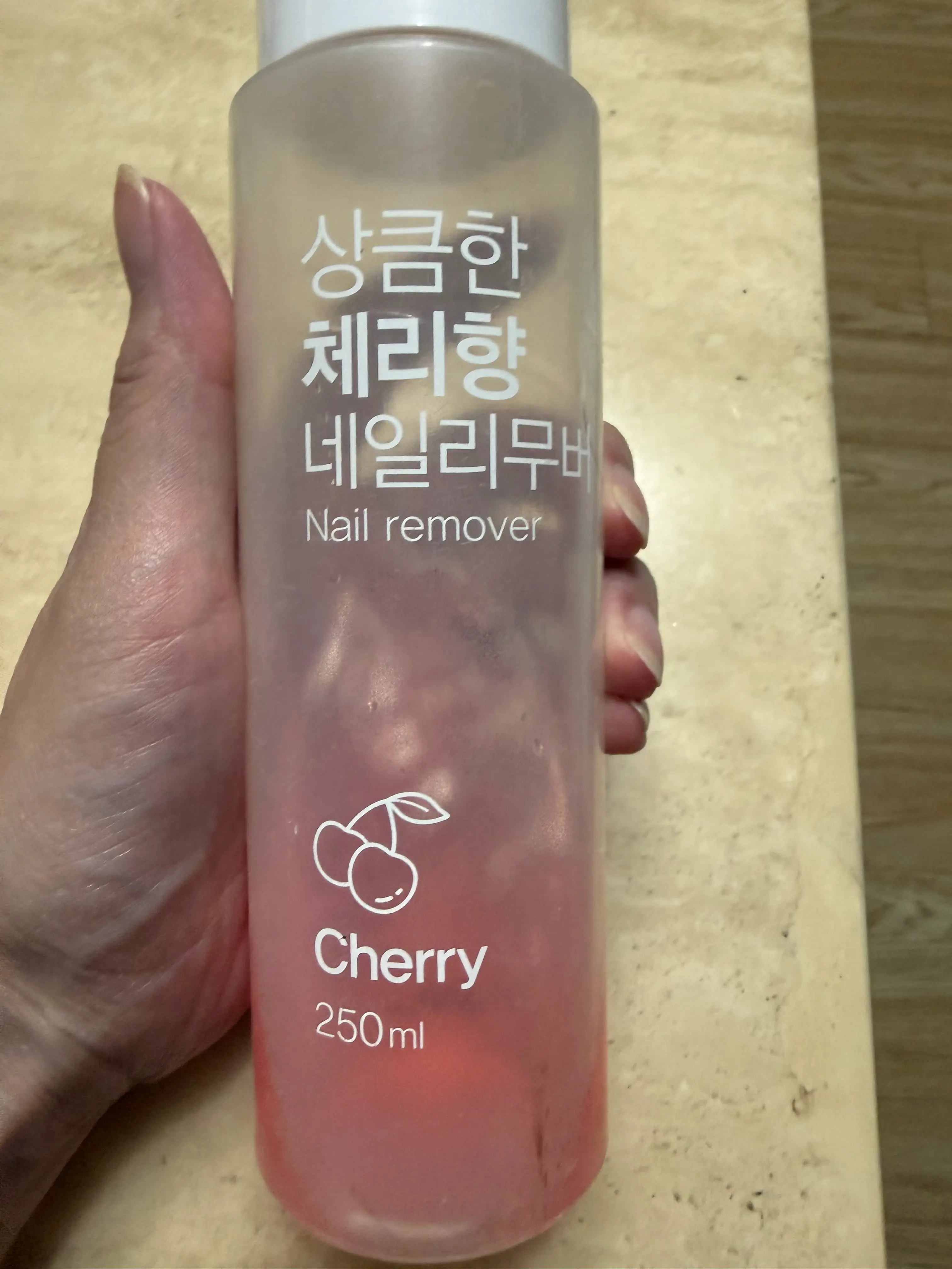선택된 언니의파우치 리뷰 이미지 - [프루츠 네일 리무버(250ml)]