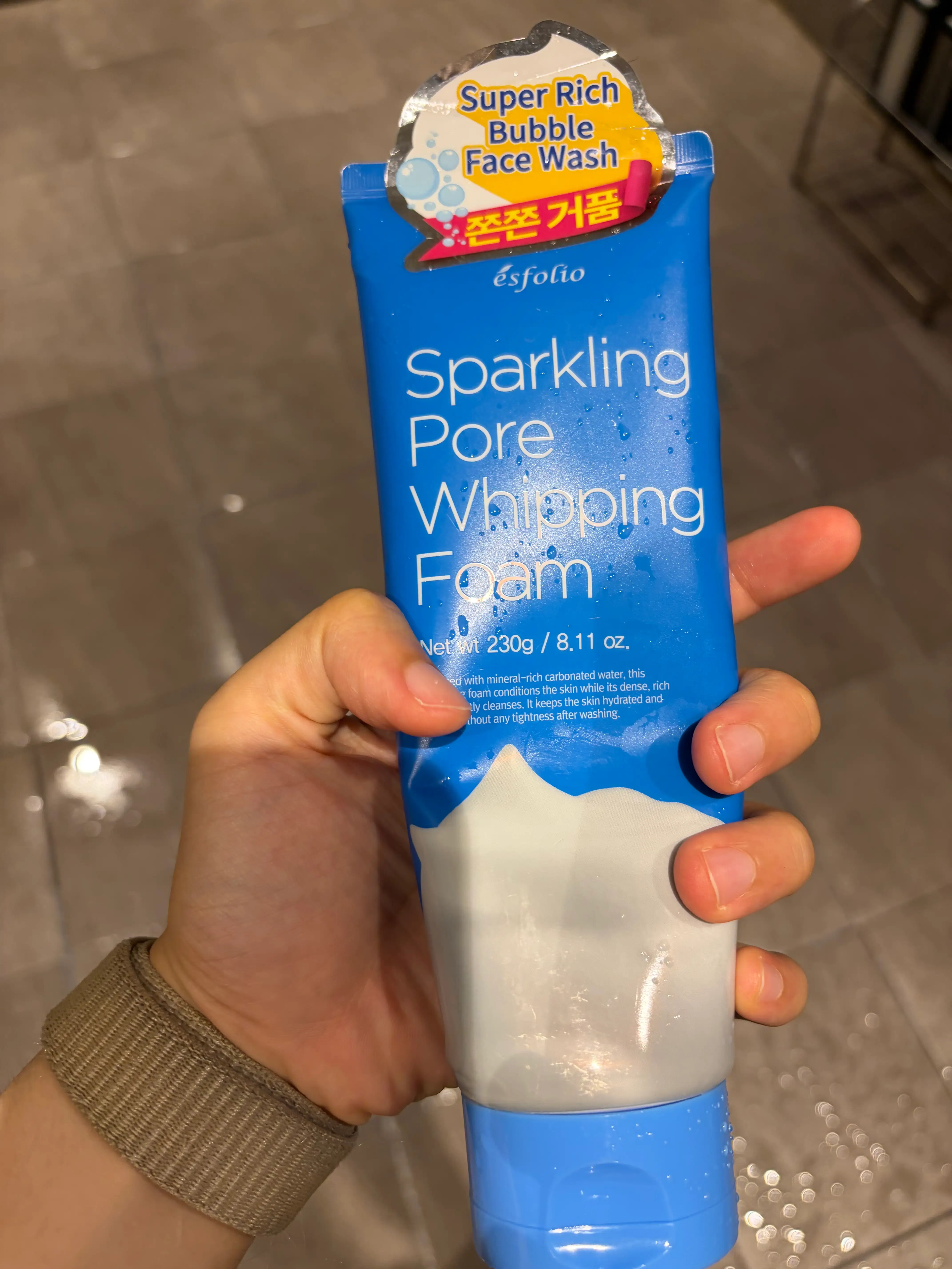 선택된 언니의파우치 리뷰 이미지 - [스파클링 포어 휘핑 클렌징폼]