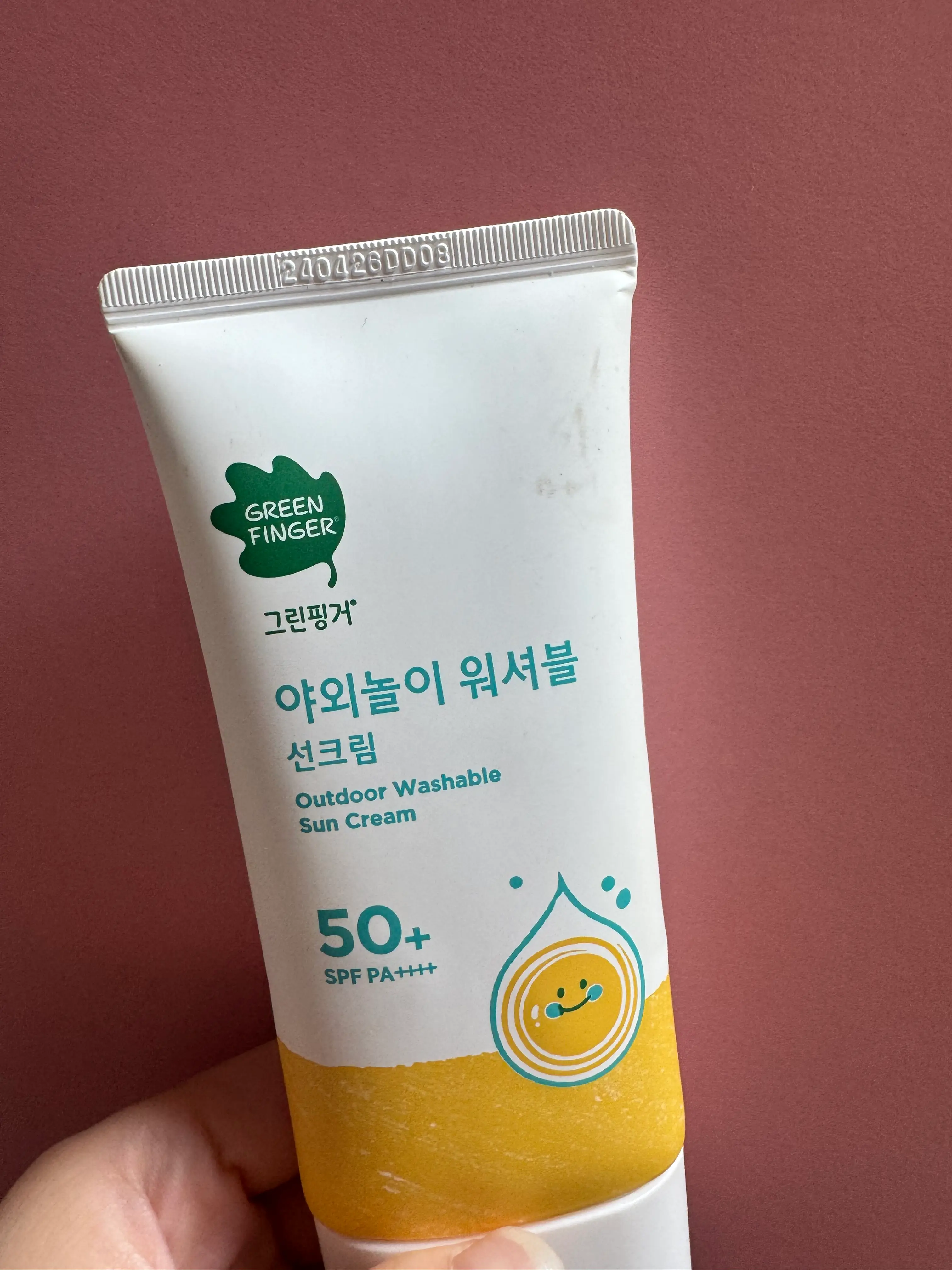 선택된 언니의파우치 리뷰 이미지 - [야외놀이 워셔블 선크림]