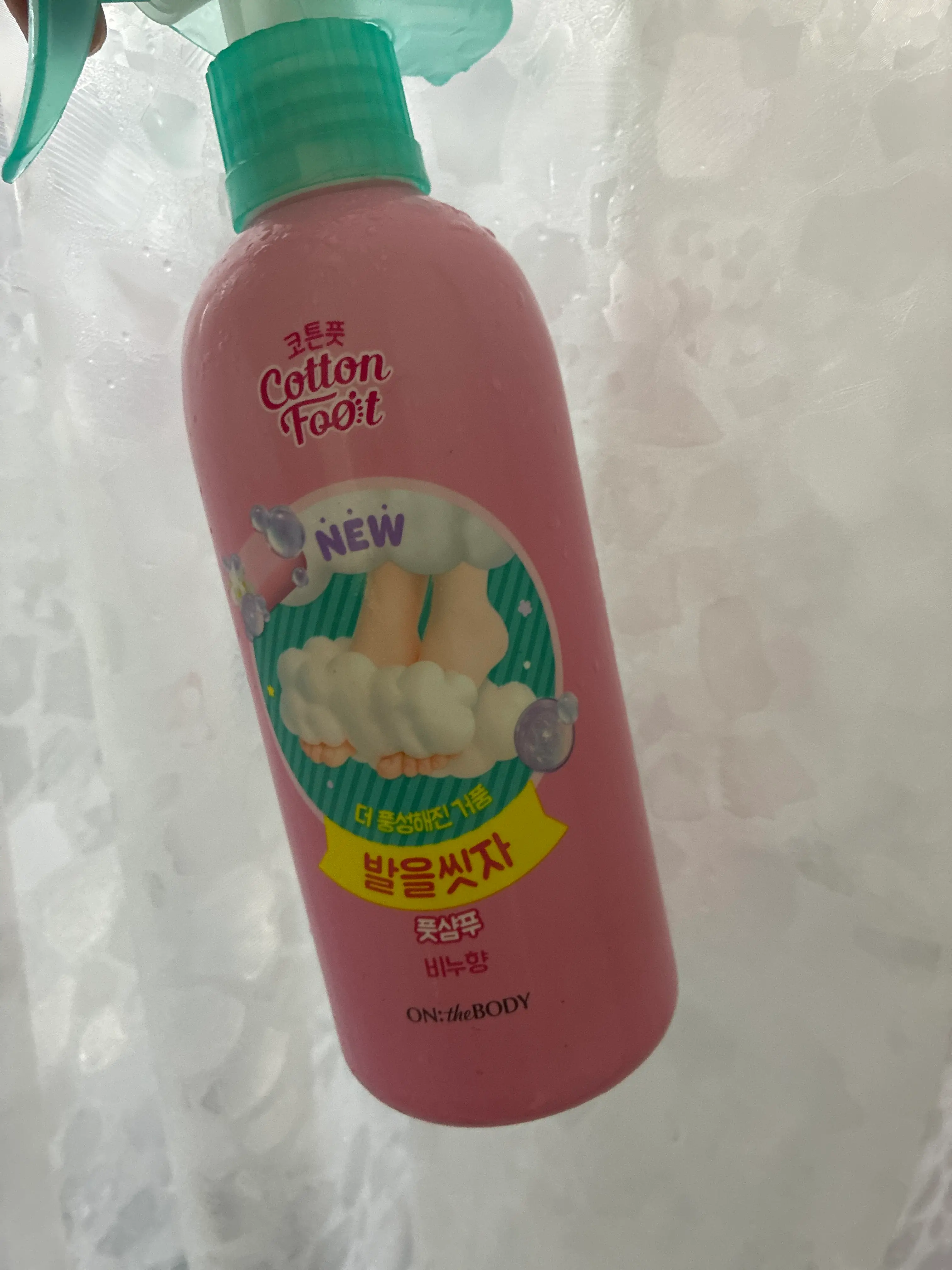 선택된 언니의파우치 리뷰 이미지 - [코튼풋 발을씻자 풋샴푸]