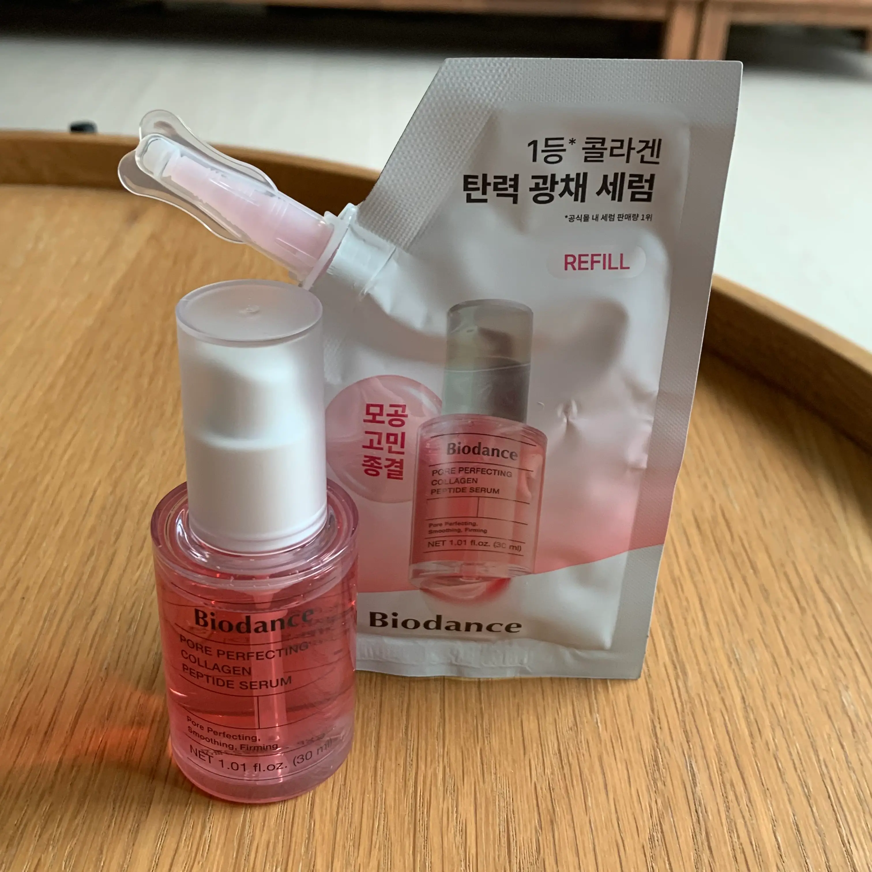 선택된 언니의파우치 리뷰 이미지 - [포어 퍼펙팅 콜라겐 펩타이드 세럼]