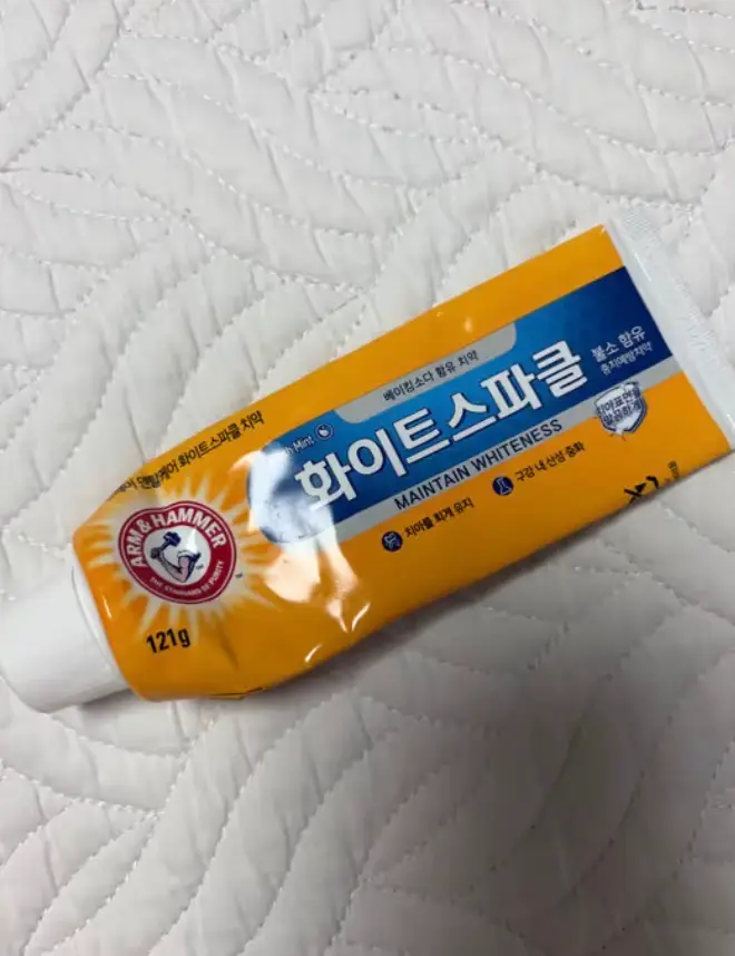 선택된 언니의파우치 리뷰 이미지 - [암앤해머 화이트 스파클 치약]