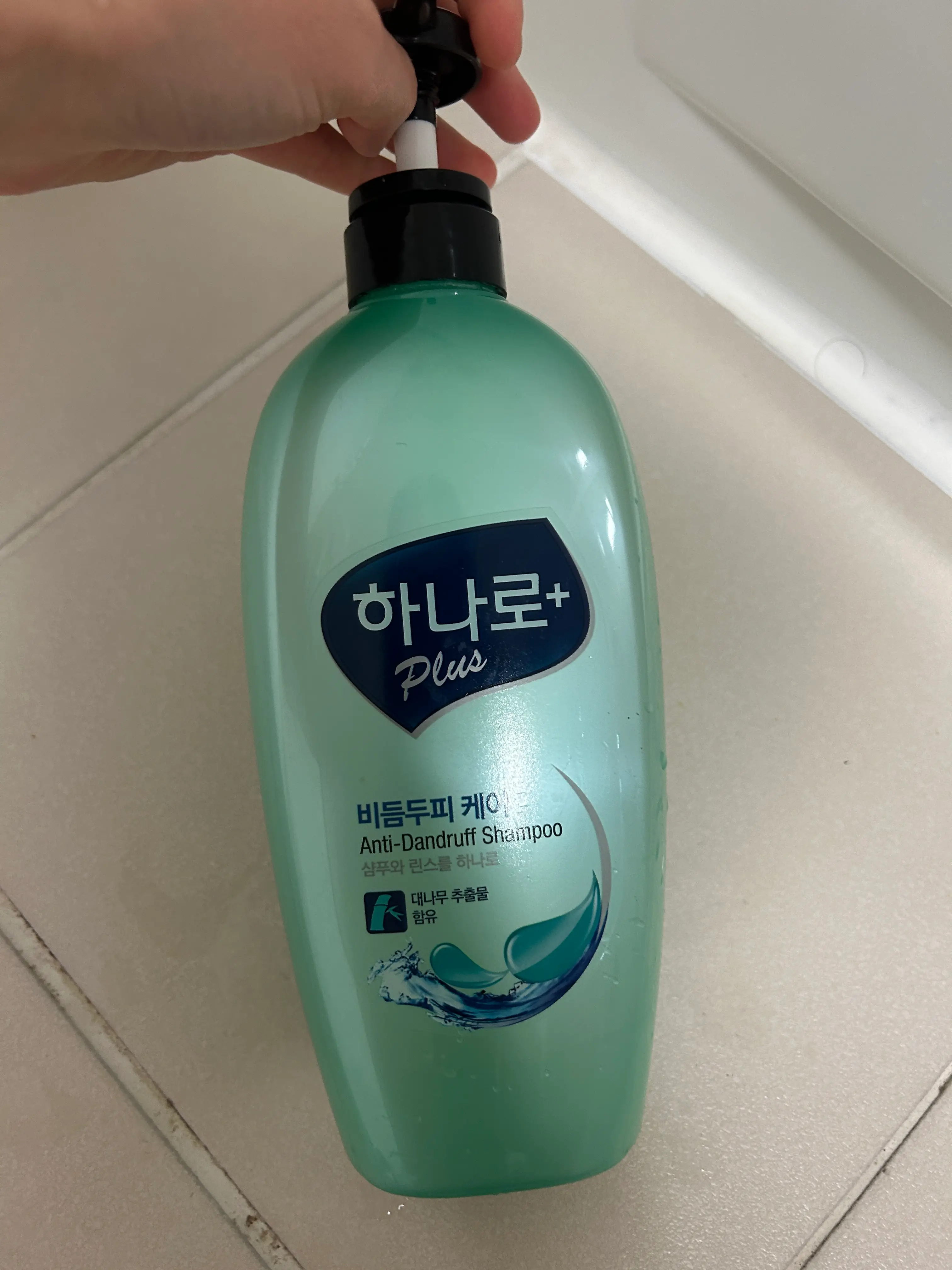 선택된 언니의파우치 리뷰 이미지 - [하나로 플러스 비듬 두피 케어 샴푸]