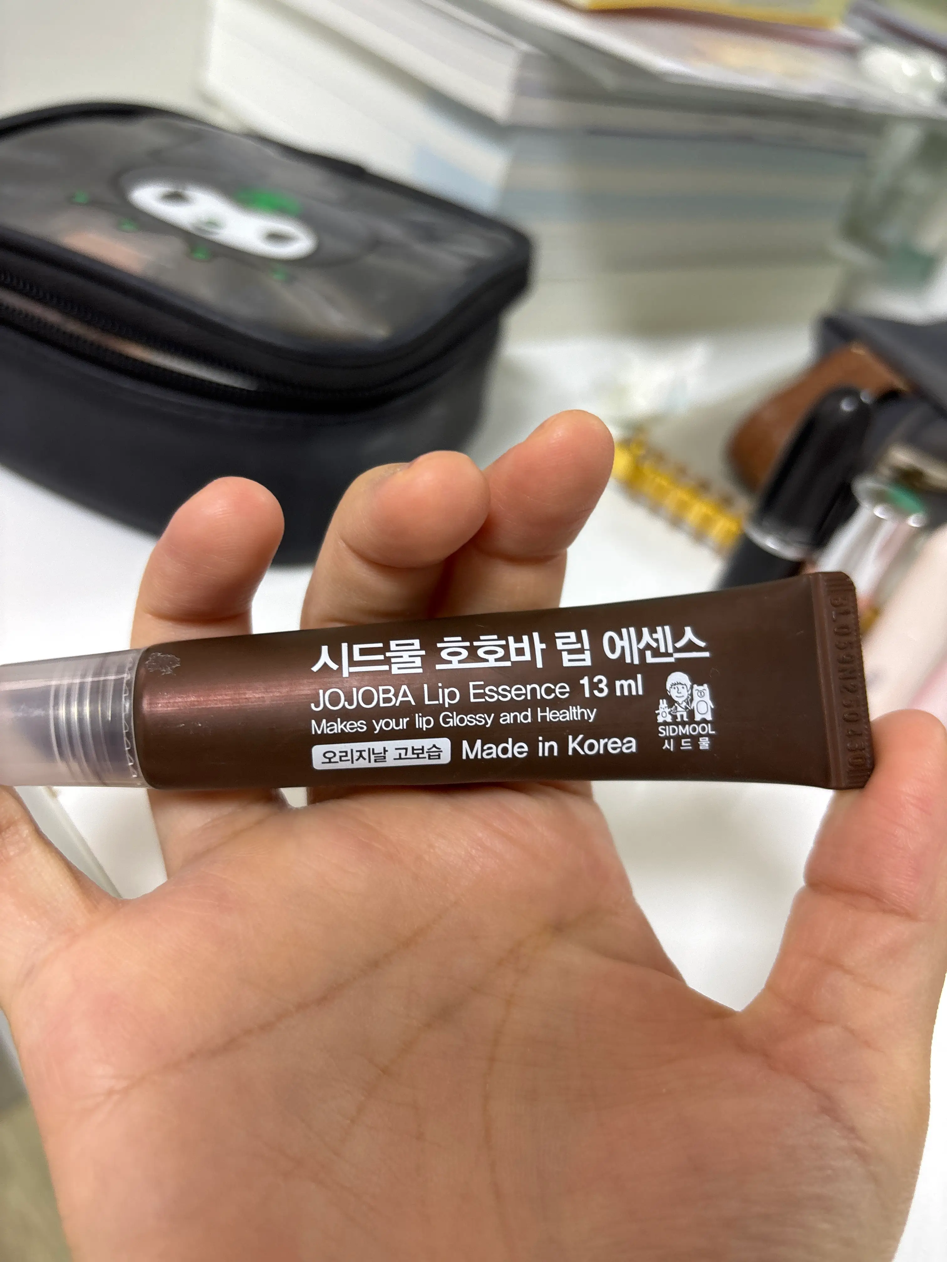 선택된 언니의파우치 리뷰 이미지 - [호호바 립 에센스 [오리지날]]