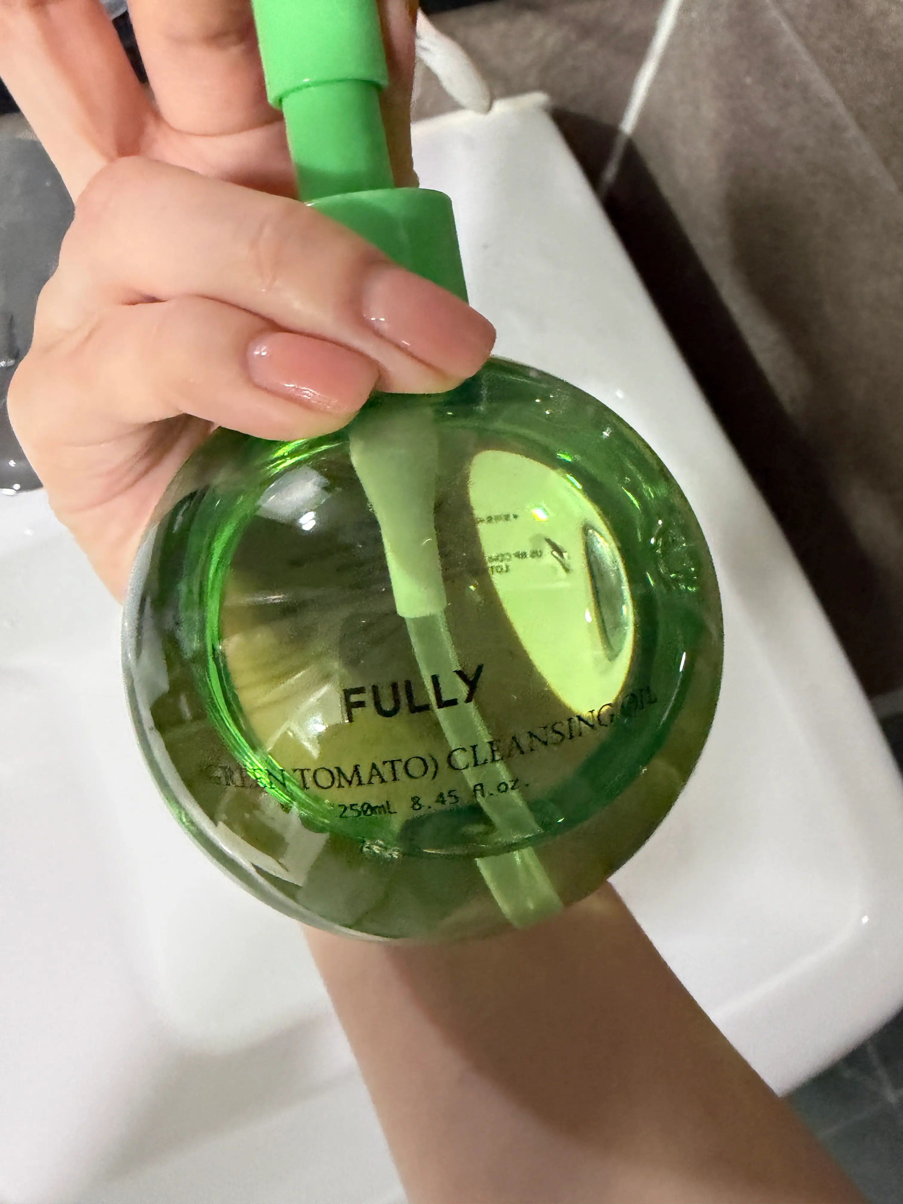 선택된 언니의파우치 리뷰 이미지 - [그린 토마토 클렌징 오일]