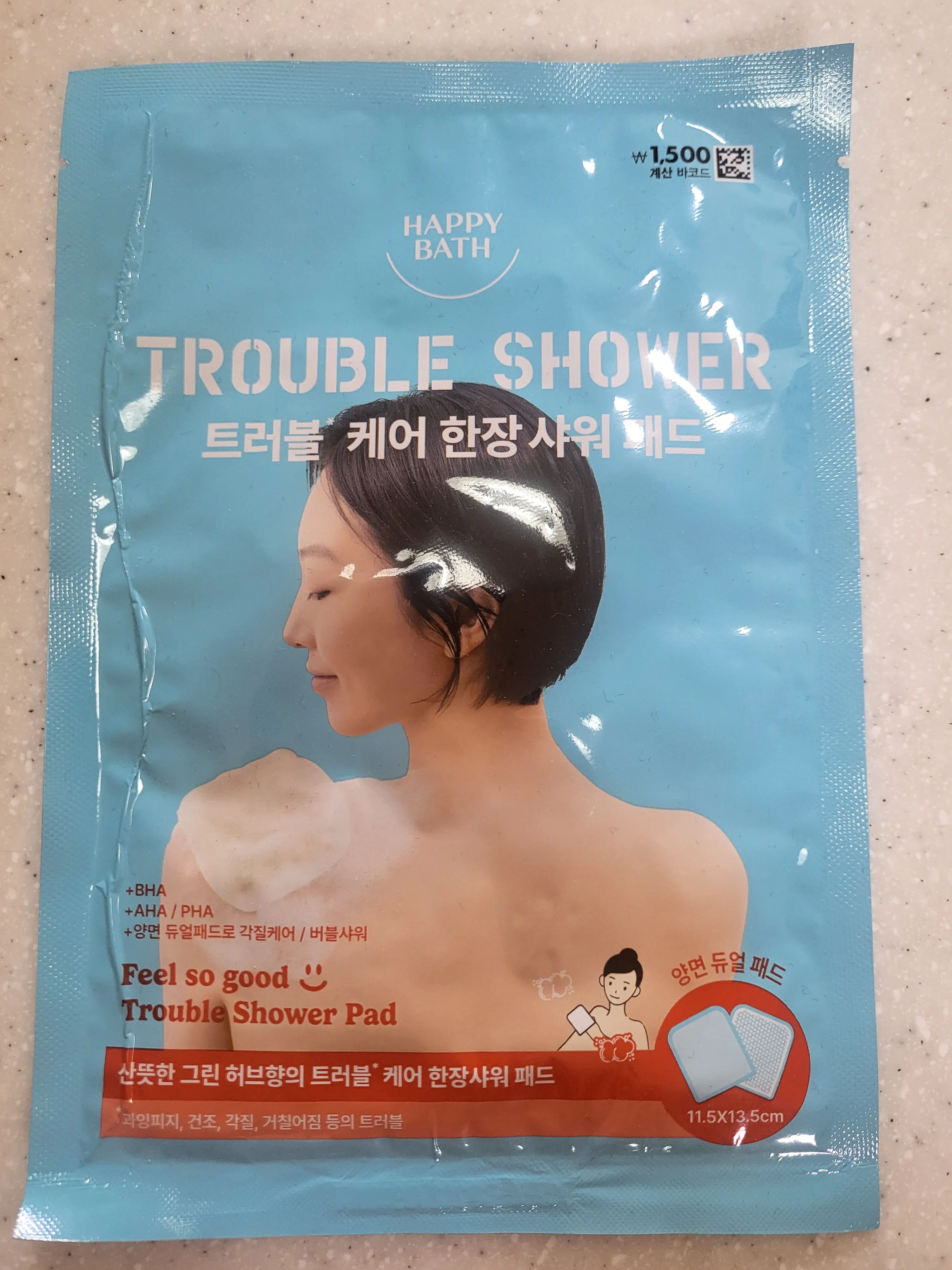 선택된 언니의파우치 리뷰 이미지 - [필쏘굿 트러블 한장샤워 패드]