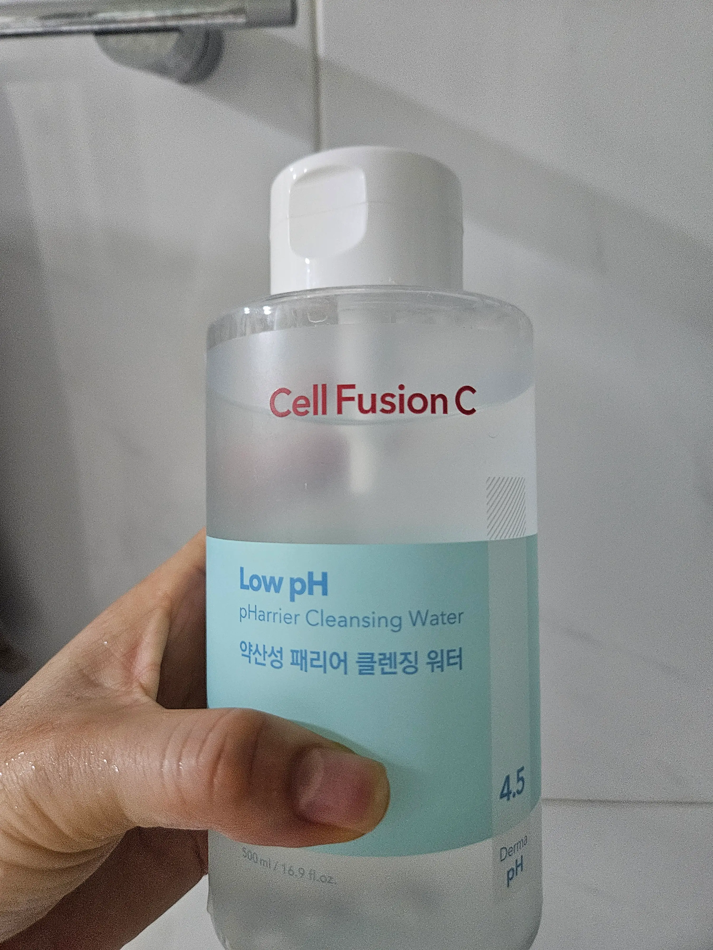 언니의파우치 리뷰 이미지 - [약산성 패리어 클렌징 워터]