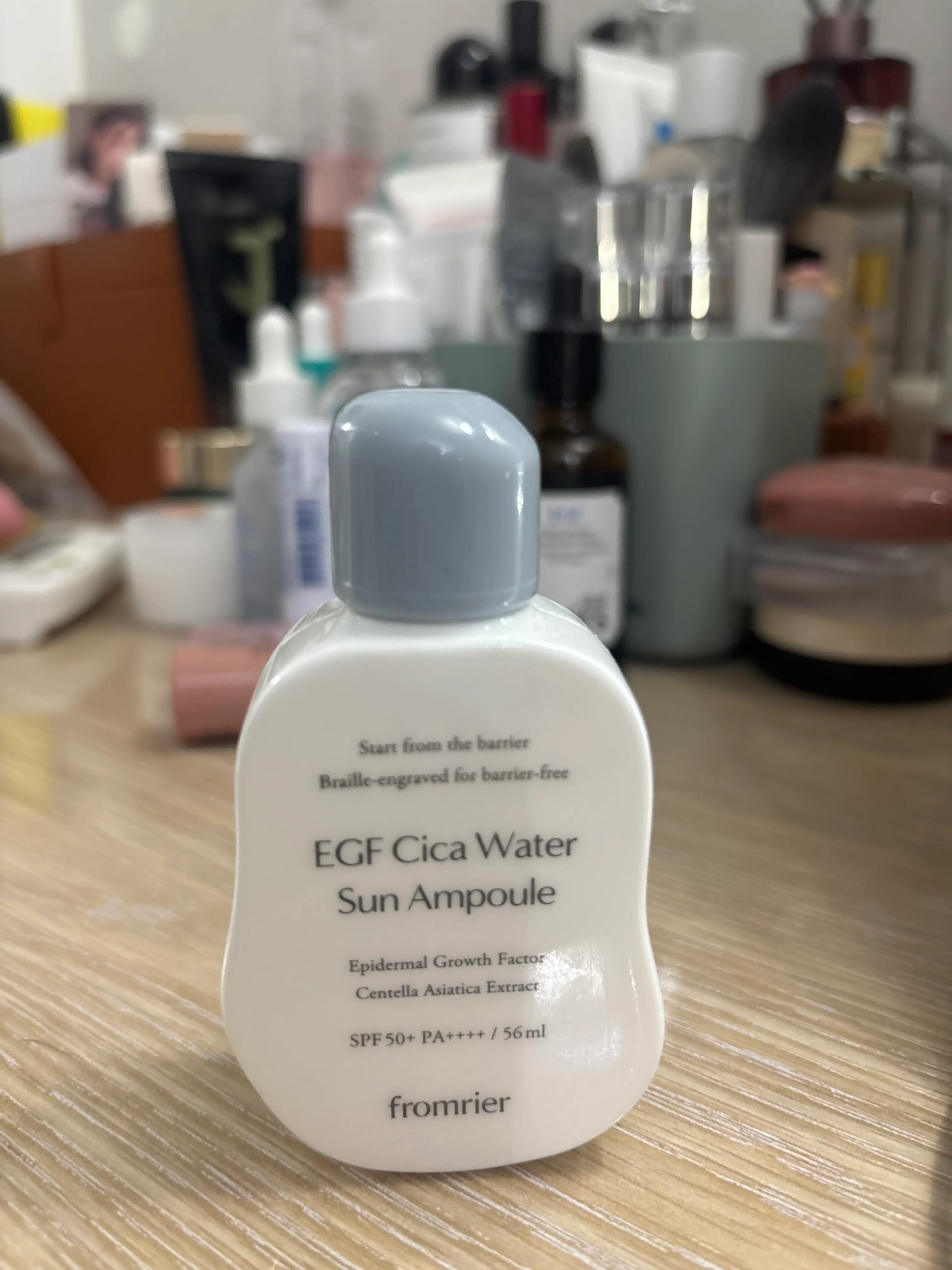 선택된 언니의파우치 리뷰 이미지 - [비건 EGF 시카 워터 선앰플]