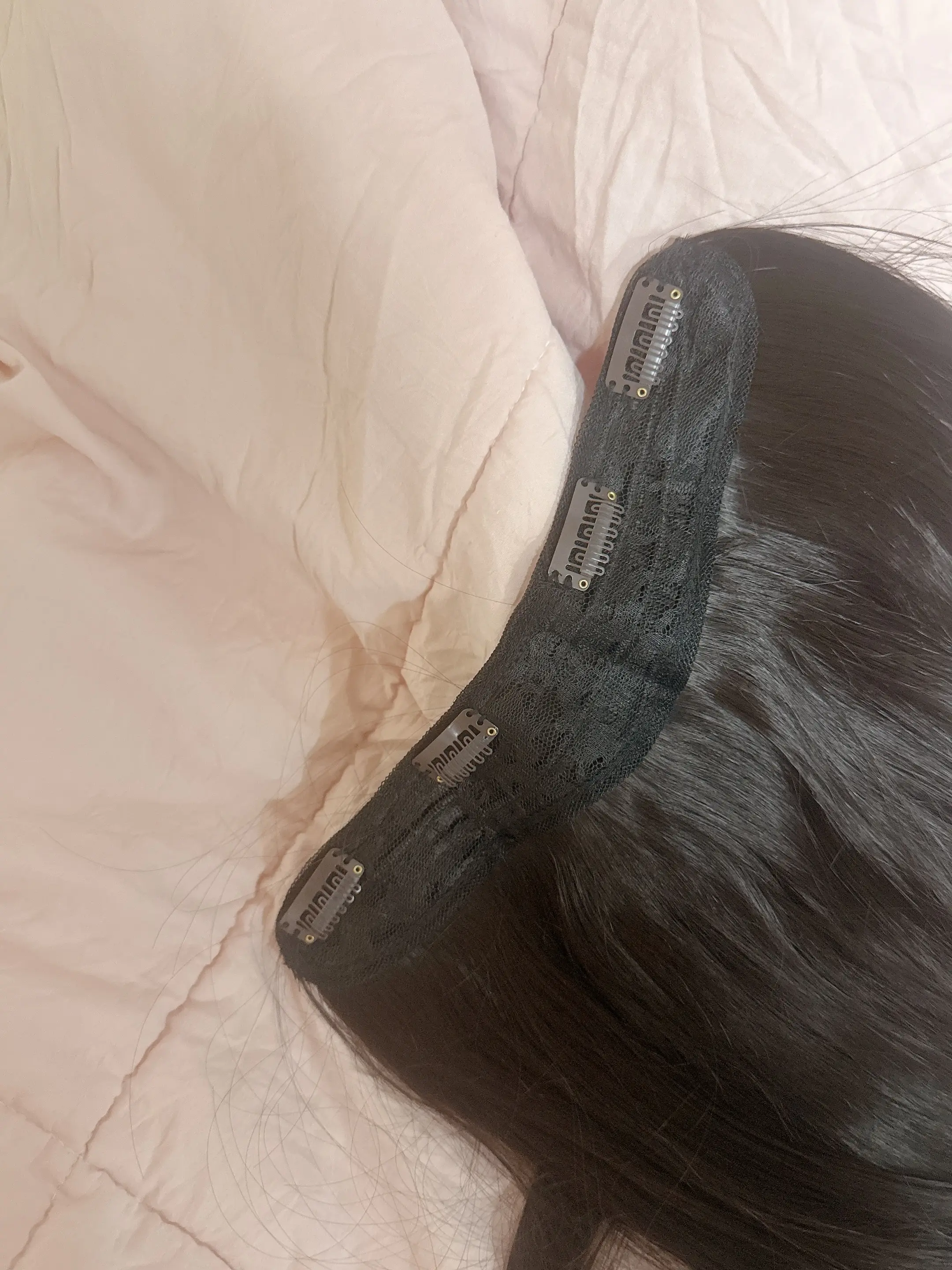 선택된 언니의파우치 리뷰 이미지 - [레이어드컷 C컬 볼륨 일체형 긴머리 붙임머리]