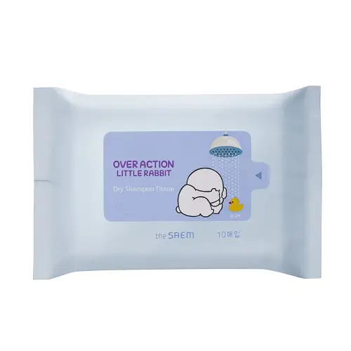 [오버액션토끼] 매너 모드 드라이 샴푸 티슈
