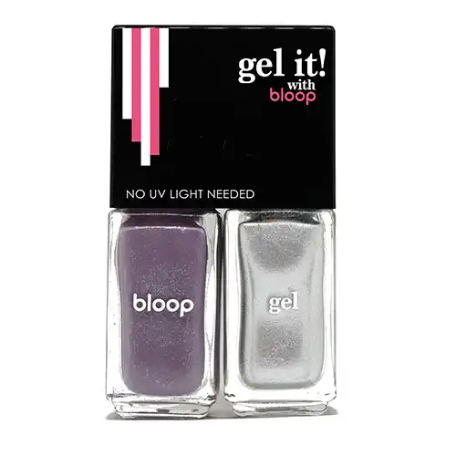 Just 20 Quick Dry Gel DUO [400 030 GreyOrchid GlamSilver]