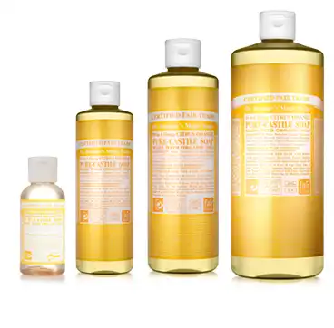 시트러스 오렌지 퓨어 캐스틸 솝