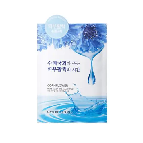 허브 에센셜 마스크 시트 [수레국화]