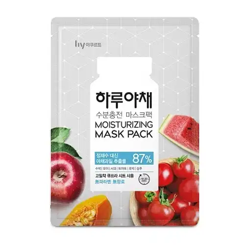 하루야채 마스크팩 모이스처라이징 수분충전