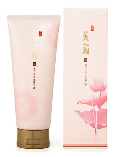 명한 미인도 연 찰진 보습 클렌징폼