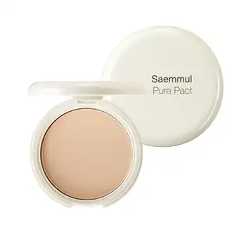 샘물 순수 빛깔 팩트 02 자연스러운 베이지