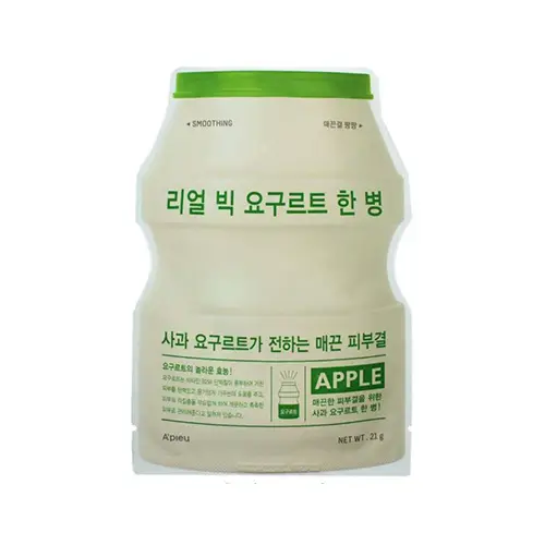 리얼 빅 요구르트 한 병 [사과]