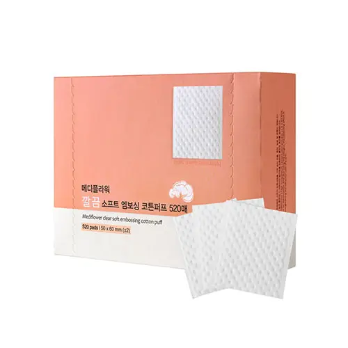 깔끔 소프트 엠보싱 코튼퍼프