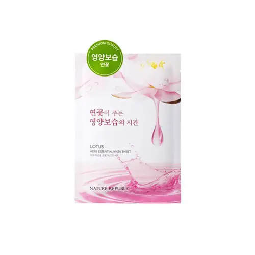 허브 에센셜 마스크 시트 [연꽃]
