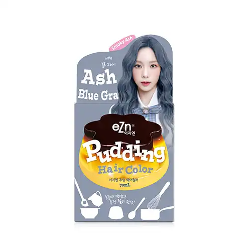 푸딩 헤어컬러 [애쉬 블루 그레이]