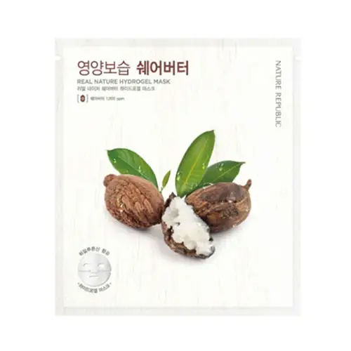 리얼 네이처 쉐어버터 하이드로겔마스크 