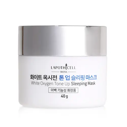화이트 옥시전 톤 업 슬리핑 마스크