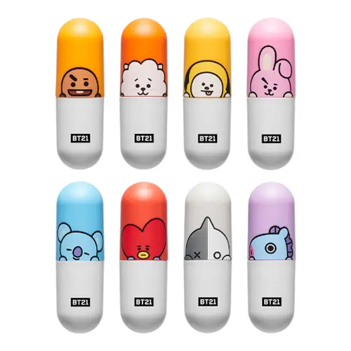 선택된 언니의파우치 리뷰 이미지 - [BT21 리피스틱 [08 스트럭핑크]]