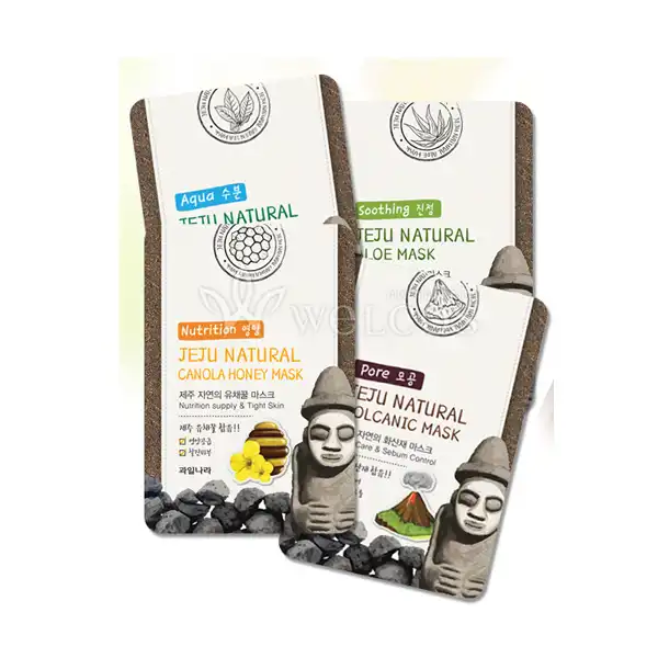 제주 자연의 4종 마스크팩