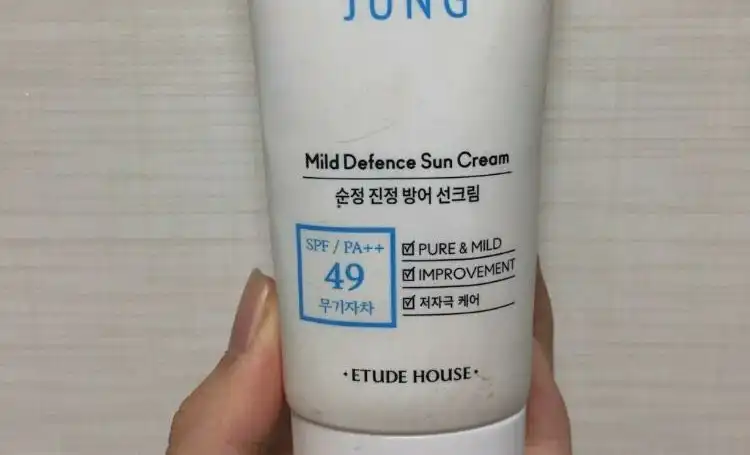 순정 진정 방어 선크림