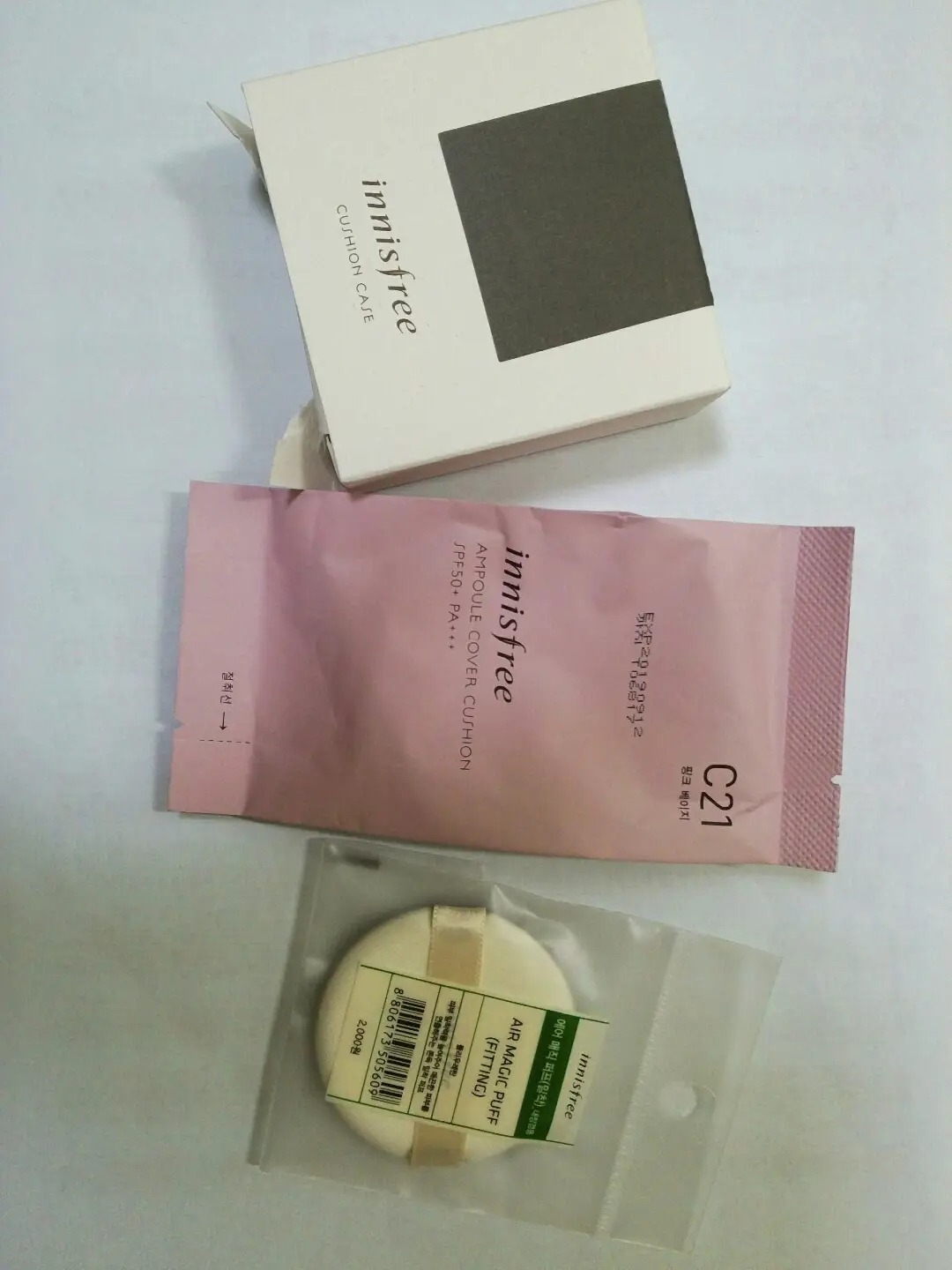 선택된 언니의파우치 리뷰 이미지 - [[마이 쿠션] 앰플 커버 쿠션 [리필] [C21호 핑크 베이지]]