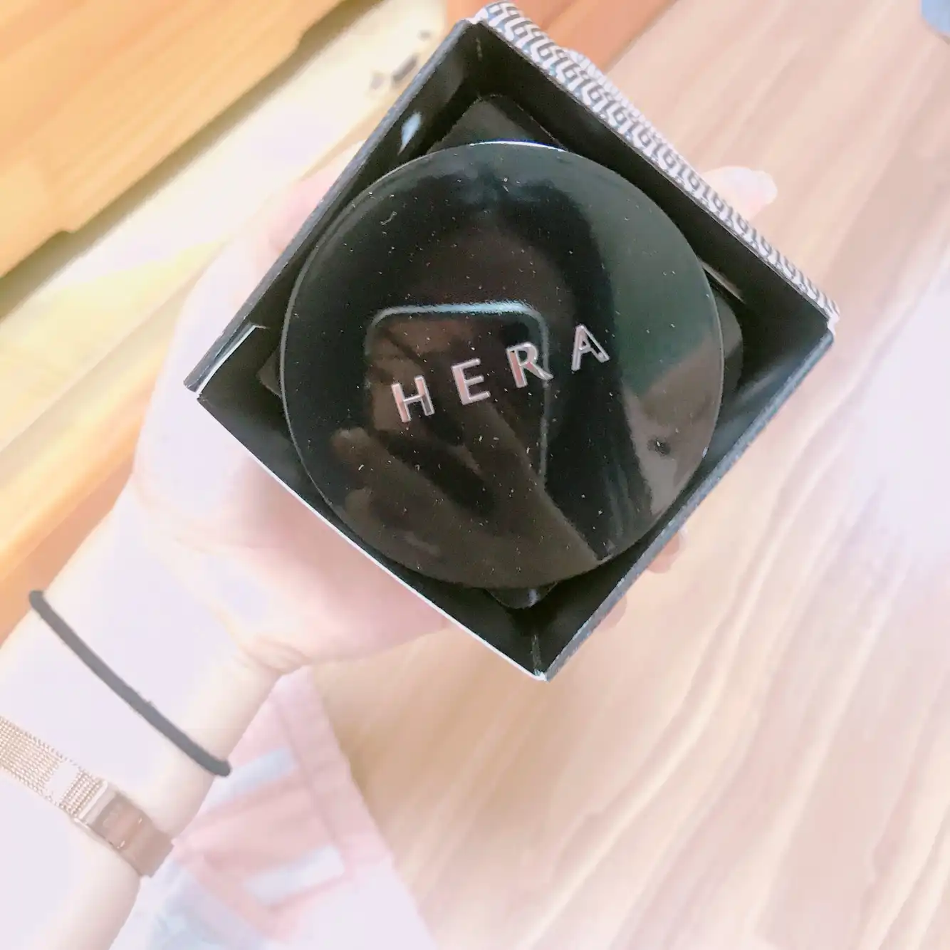 언니의파우치 리뷰 이미지 2 - [블랙쿠션 [21N1 바닐라] ]