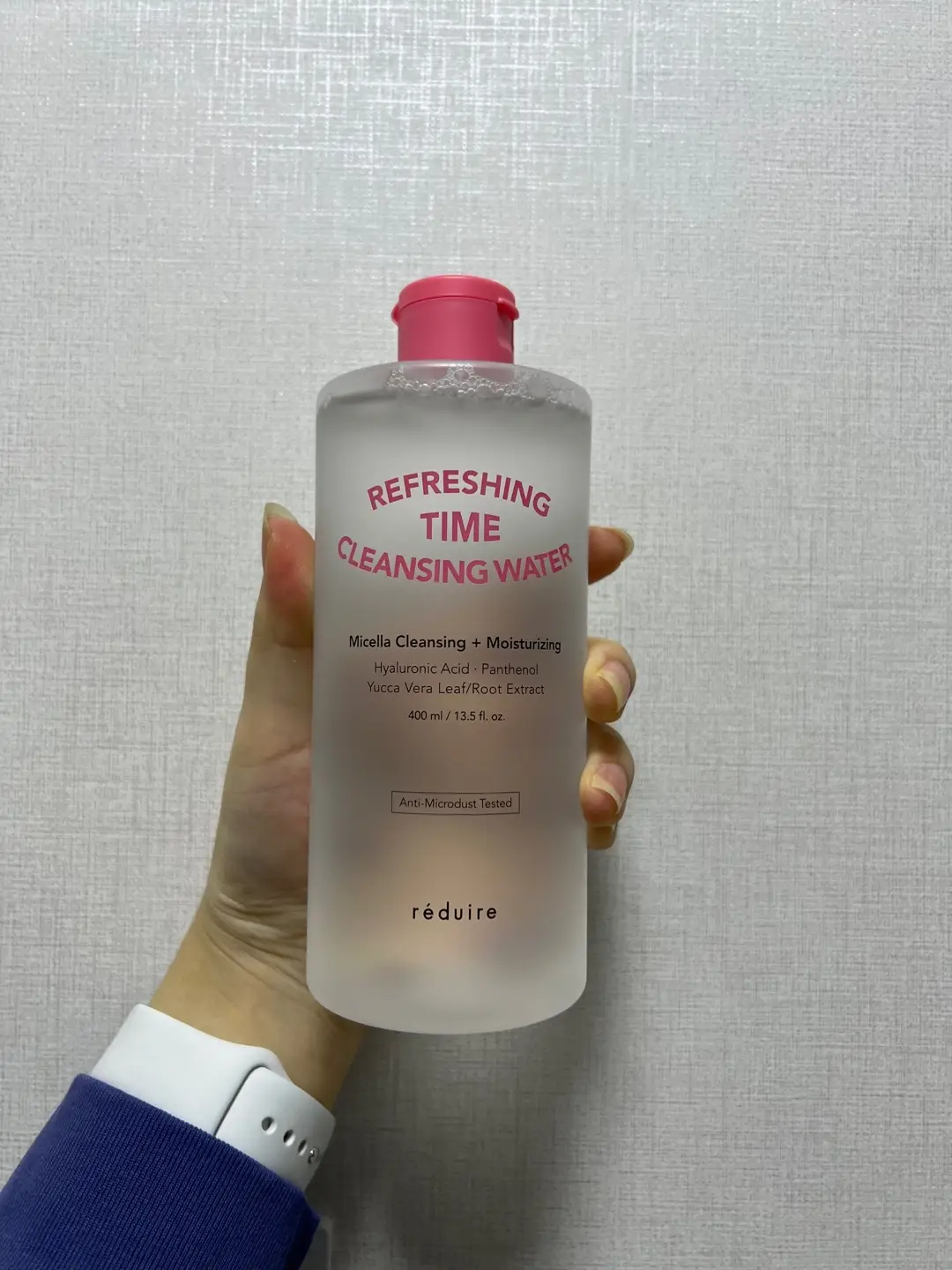 선택된 언니의파우치 리뷰 이미지 - [리프레싱 타임 클렌징 워터]
