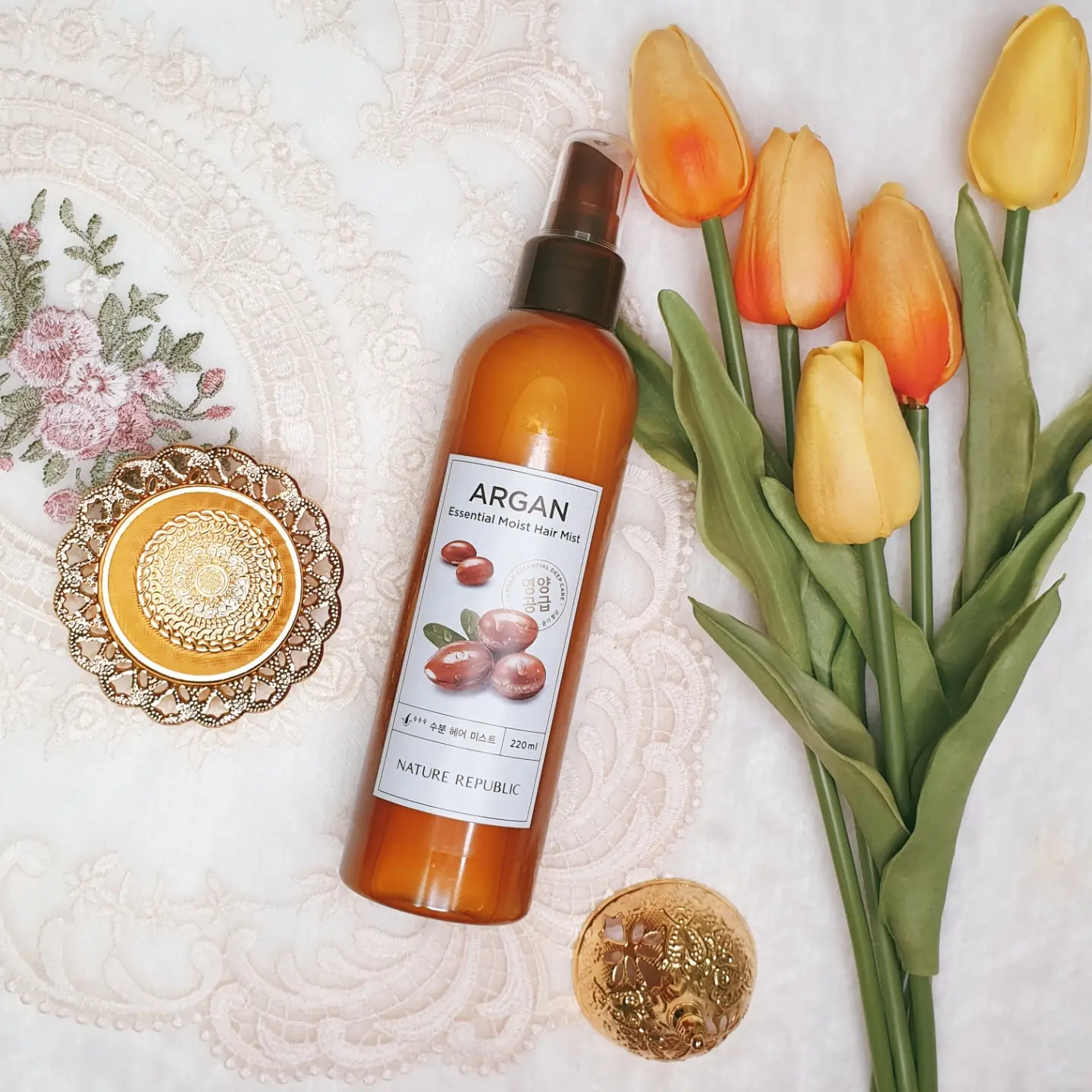 선택된 언니의파우치 리뷰 이미지 - [아르간 에센셜 수분 헤어 미스트]