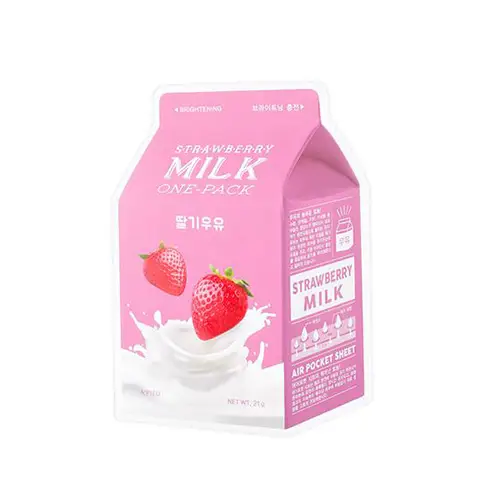 우유 한 팩 [딸기]