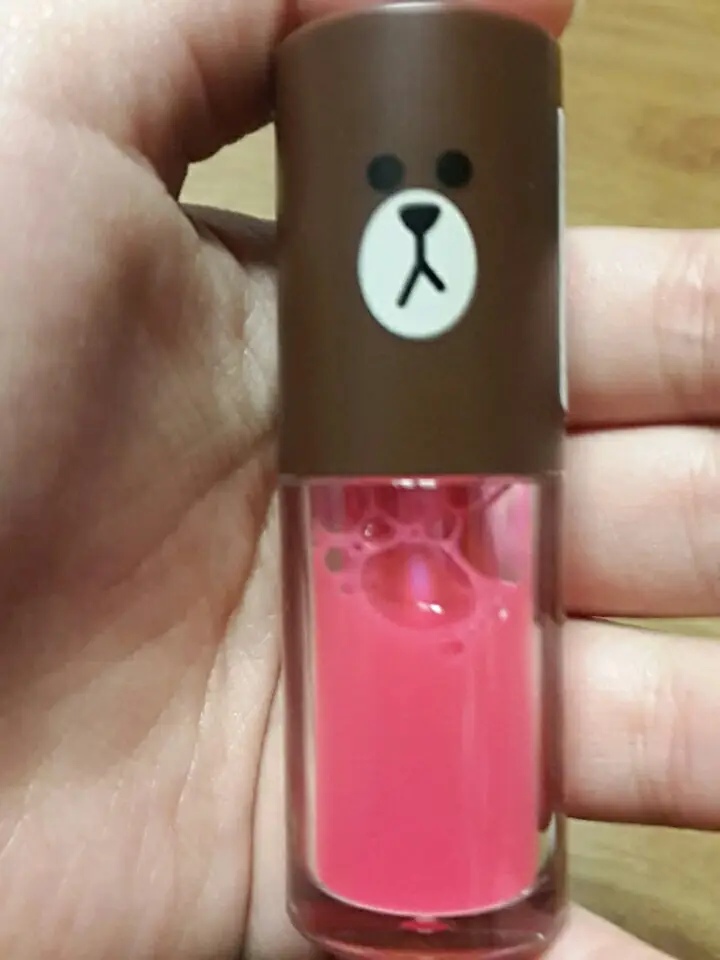 선택된 언니의파우치 리뷰 이미지 - [라인프렌즈 에디션 워터-풀 틴트 (핑크소다)]