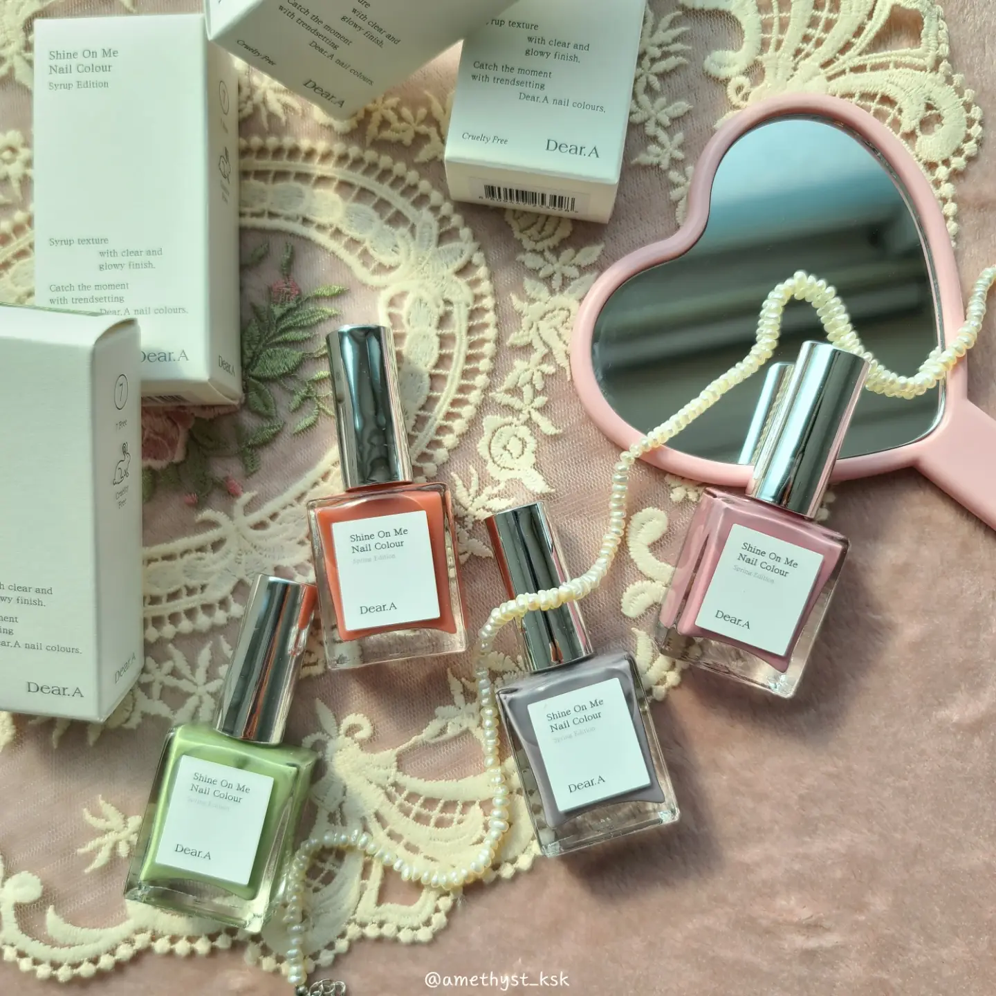 선택된 언니의파우치 리뷰 이미지 - [샤인 온 미 네일 컬러 [SE08 힌트 오브 바이올렛]]