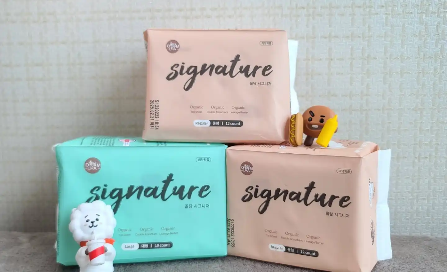 올오가닉 시그니처 생리대 [대형]