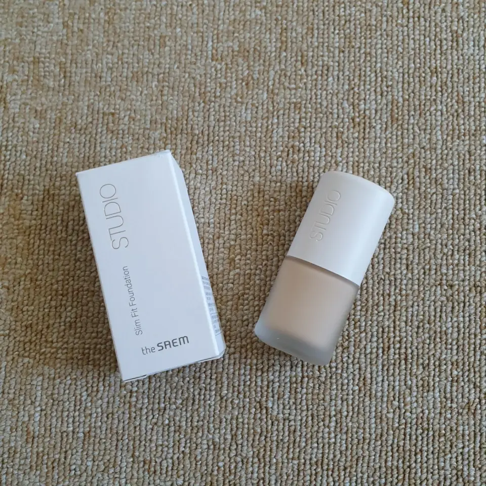 선택된 언니의파우치 리뷰 이미지 - [스튜디오 슬림 핏 파운데이션 23호 헬시_10ml]